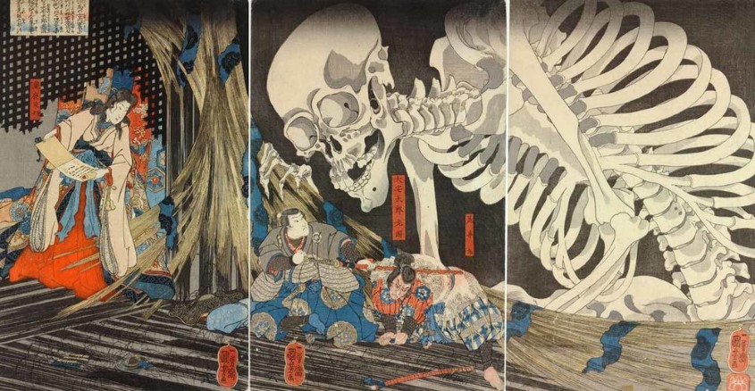 La procesión de los 100 fantasmas, relato anónimo japonés